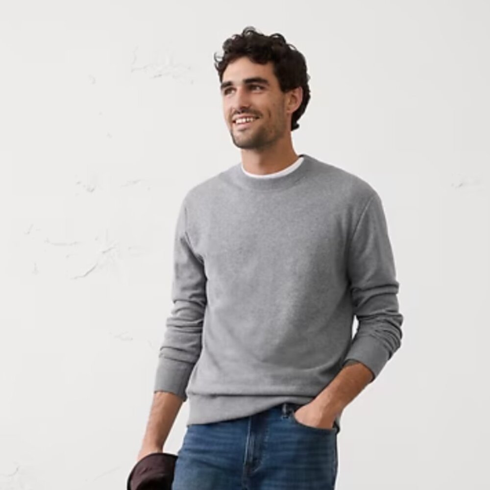 NWT - Banana Republic Factory Cloud Soft Sweater - Grey